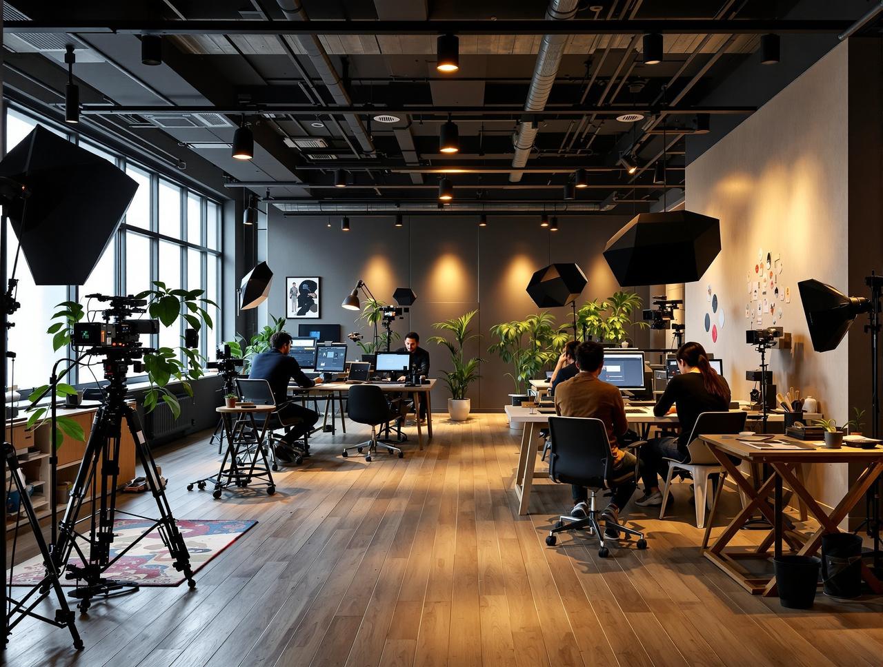 蘑菇视频传媒公司办公环境